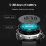 TicWatch Pro Bluetooth Smart Watch, Layered Display, NFC Payment, Google Assistant, Wear OS by Google (Formerly Android Wear),Compatible with iPhone and Android (Black)