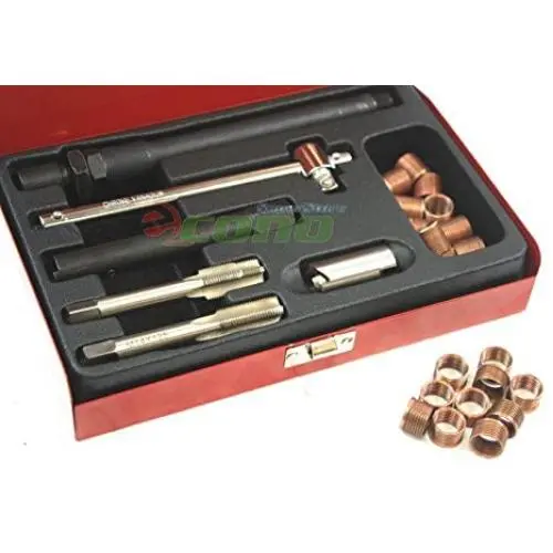 26pc Spark Plug Thread Repair Kit M14 x 1.25 with Metal Case 26pc Spark Plug Thread Repair Kit M14 x 1.25 with Metal Case