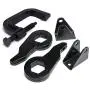 Heavy Metal Suspensions - Fits K2500 K3500 Leveling Kit Adjustable 1 to 3 Inch Front End Torsion Bar Lift Keys with Shock Extenders and Unloading Tool Heavy Metal Suspensions - Fits K2500 K3500 Leveling Kit Adjustable 1 to 3 Inch Front End Torsion Bar Lift Keys with Shock Extenders and Unloading Tool