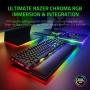 Razer Huntsman Elite Gaming Keyboard: Fastest Keyboard Switches Ever - Clicky Optical Switches - Chroma RGB Lighting - Magnetic Plush Wrist Rest - Dedicated Media Keys & Dial - Classic Black