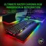 Razer Huntsman Elite Gaming Keyboard: Fastest Keyboard Switches Ever - Clicky Optical Switches - Chroma RGB Lighting - Magnetic Plush Wrist Rest - Dedicated Media Keys & Dial - Classic Black