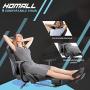 Homall Gaming Chair Computer Office Chair Ergonomic Desk Chair with Footrest Racing Executive Swivel Chair Adjustable Rolling Task Chair (Black)