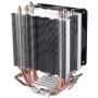 upHere Quiet CPU Cooler with 4 Direct Contact Heatpipes, Red LED Fan,C92R