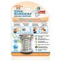 SinkShroom Revolutionary Bathroom Sink Drain Protector Hair Catcher, Strainer, Snare, Nickel Edition