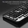 Rechargeable Wireless Keyboard and Mouse Combo, Ergonomic Metal Panel Keyboard with LED Backlight, 4-Color LED Backlight Optical Mice with Side Button, Easy to Clean, Anti-wear, for Office and Games Rechargeable Wireless Keyboard and Mouse Combo, Ergonomic Metal Panel Keyboard with LED Backlight, 4-Color LED Backlight Optical Mice with Side Button, Easy to Clean, Anti-wear, for Office and Games