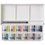 Winsor & Newton Cotman Water Colour Paint Sketchers Pocket Box, Half Pans, 14-Pieces