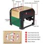 Engraving Machine, MYSWEETY 3000mW Mini Desktop Printer Engraver Machine Working Area 80X80mm for Home Use DIY Logo(Easy to Operate)