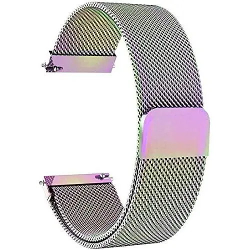 Morsey Compatible with Galaxy Watch 3 45mm/Samsung Galaxy Watch 46mm/Gear S3 Frontier/Classic Band, 22mm Stainless Steel Strap Replacement for Samsung Galaxy Watch 46mm Smartwatch (Colorful) Morsey Compatible with Galaxy Watch 3 45mm/Samsung Galaxy Watch 46mm/Gear S3 Frontier/Classic Band, 22mm Stainless Steel Strap Replacement for Samsung Galaxy Watch 46mm Smartwatch (Colorful)