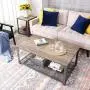VASAGLE Sofa Table, Coffee, Greige VASAGLE Sofa Table, Coffee, Greige