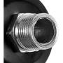 Feather butterfly Replace 1/2'' Thread Connector Air Compressor Muffler Filter Silencer 20mm Black Metal Intake Filter Silencer（2Pcs）