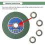 25 Pack Cutting Wheel, General Purpose Metal Cutting (25, 5''x3/64''x7/8'' (125x1.2x22.2mm))