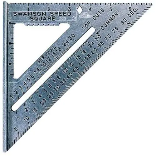 Swanson Tool Co S0101 7 Inch Speed Square Swanson Tool Co S0101 7 Inch Speed Square