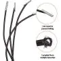 4PCS Universal Replacement Longer Cords for Zero Gravity Chair, Replacement Bungee Laces for Zero Gravity Chairs, Replacement Parts for Lounge Chair, Patio Recliners, Bungee Chair (Brown) 4PCS Universal Replacement Longer Cords for Zero Gravity Chair, Replacement Bungee Laces for Zero Gravity Chairs, Replacement Parts for Lounge Chair, Patio Recliners, Bungee Chair (Brown)
