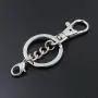 6 Pieces/Pack Metal Swivel Lanyards Snap Hooks Lobster Clasps with Key Rings for Kechain Handbag Jewelry Findings (Silver) 6 Pieces/Pack Metal Swivel Lanyards Snap Hooks Lobster Clasps with Key Rings for Kechain Handbag Jewelry Findings (Silver)
