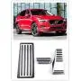 For VOLVO XC60 Accessories 2018-2020 Aluminum Automatic Transmission Non-Slip Metal Rubber Fuel Brake Foot Car Gas Pedal Cover Set Kit 3pcs For VOLVO XC60 Accessories 2018-2020 Aluminum Automatic Transmission Non-Slip Metal Rubber Fuel Brake Foot Car Gas Pedal Cover Set Kit 3pcs