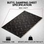 Second Skin Audio Damplifier Premium Automotive Sound Deadening Mat – Butyl Rubber Car Sound Deadener and Thermal Insulation - Made in The USA (80 Sq Ft)