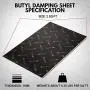 Second Skin Audio Damplifier Premium Automotive Sound Deadening Mat – Butyl Rubber Car Sound Deadener and Thermal Insulation - Made in The USA (80 Sq Ft) Second Skin Audio Damplifier Premium Automotive Sound Deadening Mat – Butyl Rubber Car Sound Deadener and Thermal Insulation - Made in The USA (80 Sq Ft)