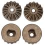 Keenso Pinion Gear Set, 16Pcs Metal Differential Gear Crown Gear Reduction Gear Upgrade Parts for Wltoys 12428 12423 RC Accessory