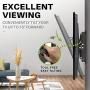 USX MOUNT Tilting TV Mount, Advanced Full Tilt TV Wall Mount Arm Extension to 7.16'' for Most 42”-70” Flat TVs, 15° Tilt TV Bracket fit 16''-24'' Stud, Max VESA 600x400mm and up to 100lbs