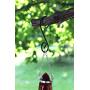 Joiedomi Ruby Glass Vintage 24 Ounces Hummingbird Feeder Including S Shape Metal Hook for Bird Feeders