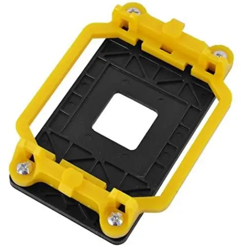 uxcell Plastic AM2 AM3 FM1 FM2 FM2 Socket CPU Fan Cooler Base Bracket Holder Yellow uxcell Plastic AM2 AM3 FM1 FM2 FM2 Socket CPU Fan Cooler Base Bracket Holder Yellow