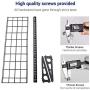 Fleximounts 3-Tier Storage Wall Shelves 1x4ft 12-inch-by-48-inch per Shelf Height Adjustable Floating Shelves (Black)