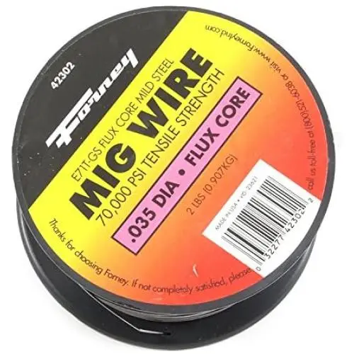 Forney 42303 Flux Core Mig Wire, Mild Steel E71TGS.035-Diameter, 10-Pound Spool Forney 42303 Flux Core Mig Wire, Mild Steel E71TGS.035-Diameter, 10-Pound Spool