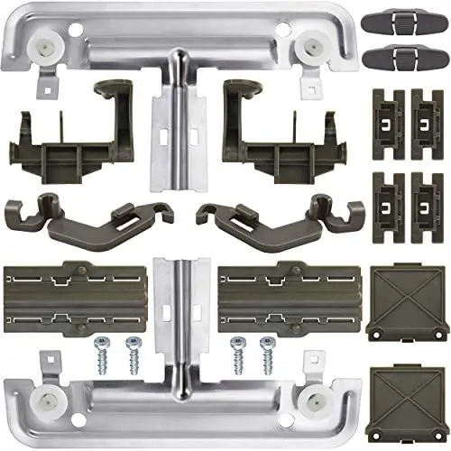 20Packs W10712395 Dishwasher Upper Rack Adjuster Metal Kit, Replace W10350375 AP5957560 Dishwasher Parts, Compatible with kenmore whirlpool kitchenaid, WDT780SAEM1 WDTA50SAHZ0 WDT750SAHZ0 WDT970SAHZ0