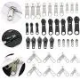 YaHoGa 143 Pieces Zipper Repair Kit Zipper Replacement with Zipper Install Plier for Bags, Jackets, Tents, Luggage, Backpacks, Sleeping Bag