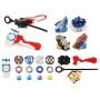 Elfnico Bey Battle Gyro Burst Battle Evolution Metal Fusion Attack Set with 4D Launcher Grip Battle Set