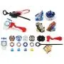Elfnico Bey Battle Gyro Burst Battle Evolution Metal Fusion Attack Set with 4D Launcher Grip Battle Set