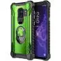 E-Began Case Compatible for Samsung Galaxy S9 Plus with Screen Protector (Maximum Coverage Flexible TPU Film), Aluminum Metal Built-in Magnetic Ring Holder, Full-Body Protective Military Case -Green E-Began Case Compatible for Samsung Galaxy S9 Plus with Screen Protector (Maximum Coverage Flexible TPU Film), Aluminum Metal Built-in Magnetic Ring Holder, Full-Body Protective Military Case -Green