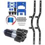 VGEBY RC Car Frame, Remote Control Model Car Frame Upgrade Metal Car Frame RC Parts Fit for C24 C14 C14K C24K C24‑1 C24‑1K(Blue)