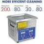 Ultrasonic Cleaner 200W Heated Parts Cleaner 2L (1.5L liquid capacity) for Small Carburetors Injectors Guns Bullets Brass and Jewelry Professional Stainless Steel Ultrasonic Bath Upgrade Gifts for Men Ultrasonic Cleaner 200W Heated Parts Cleaner 2L (1.5L liquid capacity) for Small Carburetors Injectors Guns Bullets Brass and Jewelry Professional Stainless Steel Ultrasonic Bath Upgrade Gifts for Men