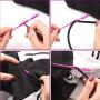 Needle Threader for Hand Sewing of 15 Pieces, Including Plastic and Metal Needle Threader, Metal Tweezers, Wire Remover, Measuring Tape