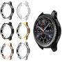 FitTurn Compatible with Gear S3 Frontier SM-R760 Case,Soft TPU Fashion Metal Color Frame Shock Resistant Proof Cover Protector Shell for Samsung Gear S3 Frontier SM-R760, Galaxy Watch 46mm SM-R800