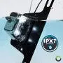 Trailer LED License Plate Light [Bracket Mount] [DOT FMVSS 108] [SAE L] [Chrome-Finish] [Waterproof] [12V DC] License Tag Lights for UTV ATV Trailer Truck RV Boat