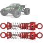 Tbest 2pcs Metal Shock Absorber, RC Shock Absorber Replacement with Caps Upgrade Parts Compatible with Fit for HS 18301 18302 18311 18312 1/18 RC Car