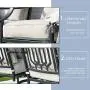 LOKATSE HOME 2 Pieces Outdoor Conversation Furniture Patio Bistro Armchair Set Metal Single Dining Chairs with Cushion, Beige LOKATSE HOME 2 Pieces Outdoor Conversation Furniture Patio Bistro Armchair Set Metal Single Dining Chairs with Cushion, Beige