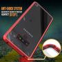 Note 9 Case, Punkcase Magnetic Shield, Protective Metal Frame Cover W/TPU Layer | 9H Tempered Glass Back + Screen Protector | Easy Slip On & Off Design Compatible W/Samsung Galaxy Note 9 (Red)