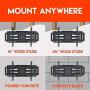 ECHOGEAR Full Motion TV Wall Mount for Big TVs Up to 86'' TVs - Smooth Swivel, Tilt, & Extension - Universal Design Works with Samsung, Vizio, TCL & More - Includes Drilling Template - EGLF2