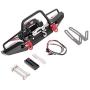 Goolsky Metal Front Bumper with 2 LED Light & Remote Control Electric Winch for TRX-4 SCX10II 90046