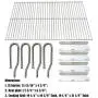 Direct Store Parts Kit DG129 Replacement for Jenn Air Gas Grill 720-0337 Gas Grill Burner,Heat Plate,Cooking Grid(Stainless Steel Burner+Stainless Steel Heat Plate+Solid Stainless Steel Cooking Grid) Direct Store Parts Kit DG129 Replacement for Jenn Air Gas Grill 720-0337 Gas Grill Burner,Heat Plate,Cooking Grid(Stainless Steel Burner+Stainless Steel Heat Plate+Solid Stainless Steel Cooking Grid)