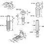 Prime-Line N 7534 Bi-Fold Door Hardware Repair Kit – Includes Top and Bottom Brackets, Top and Bottom Pivots and Guide Wheel – Door Repair Kit for 1’ to 1-3/8” Thick Doors Up To 50 Lbs.