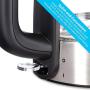 Zeppoli Electric Kettle - Fast Boiling and Cordless Glass Tea Kettle (1.7L) Stainless Steel Finish Hot Water Kettle – Hot Water Dispenser, Tea Pot Water Heater with Auto Shut-Off and Boil-Dry Protection