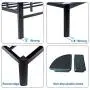 V&LX 18 Inch Tall V1407 UP-Support Head Support Bar Deluxe Metal Slat Bed Frame (Twin) V&LX 18 Inch Tall V1407 UP-Support Head Support Bar Deluxe Metal Slat Bed Frame (Twin)
