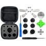 eXtremeRate Metal Magnetic 15 in 1 D-Pads Thumbsticks Joysticks Paddles Hair Trigger Locks T8H Cross Screwdriver Repair Replacement Parts Kits for Xbox One Xbox One Elite Xbox One S X Controller