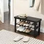 SONGMICS Sturdy Shoe Rack Bench,3-Tier Bamboo Shoe Organizer,Storage Shelf Holds Up to 264 Lbs,ideal for Entryway Bathroom Living Corridor SONGMICS Sturdy Shoe Rack Bench,3-Tier Bamboo Shoe Organizer,Storage Shelf Holds Up to 264 Lbs,ideal for Entryway Bathroom Living Corridor