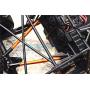 GPM Losi 1:10 Baja Rey / Rock Rey Upgrade Parts Aluminum Adjustable Rear Upper Chassis Link Tie Rods - 1Pr Set Blue