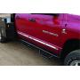 N-FAB D0273QC-TX Textured Black Nerf Step; Cab Length Dodge Ram Quad Cab 4 Door All Beds 02-08